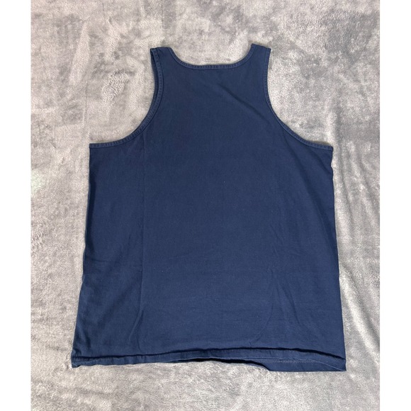 Vintage F-Bomb Graphic Tank Top Navy Size XL Funny Military Cartoon Bomb Tee - Picture 4 of 5